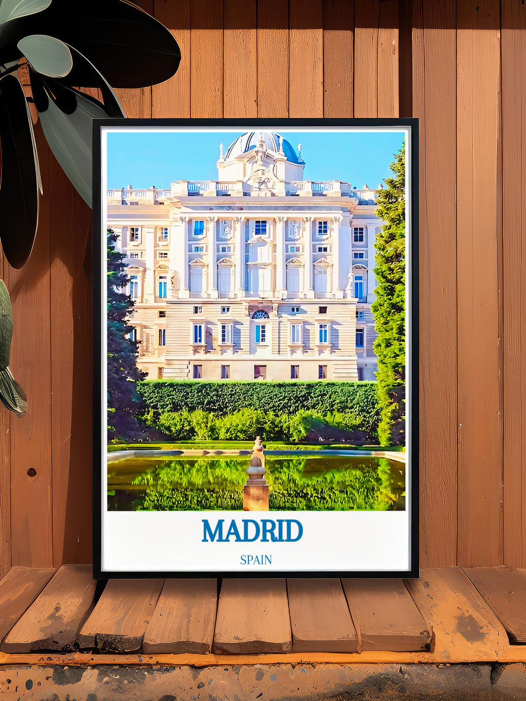 Custom print of the Palacio Real, tailored to bring regal beauty into your home décor.