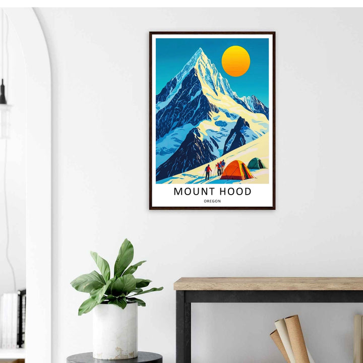 Crisp line work and bold primary colors bring a dramatic alpine rescue and exploration scene to life on premium textured paper.