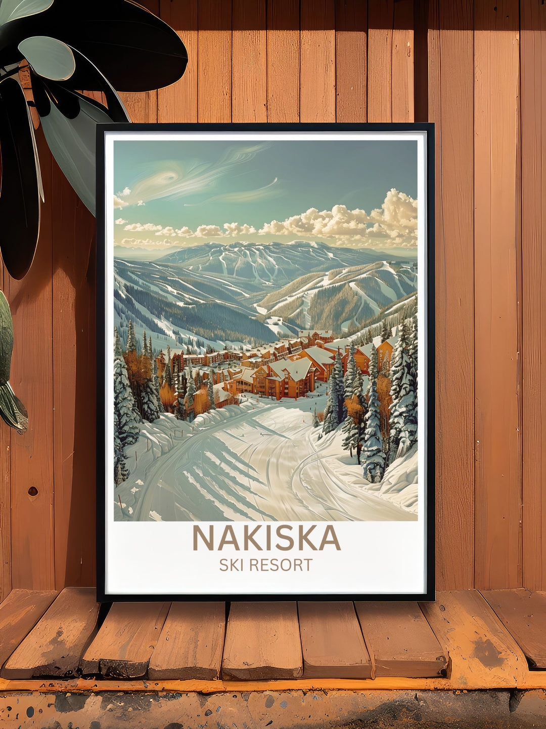 Customizable print featuring a memorable race or event at Nakiska, ideal for commemorating special occasions.