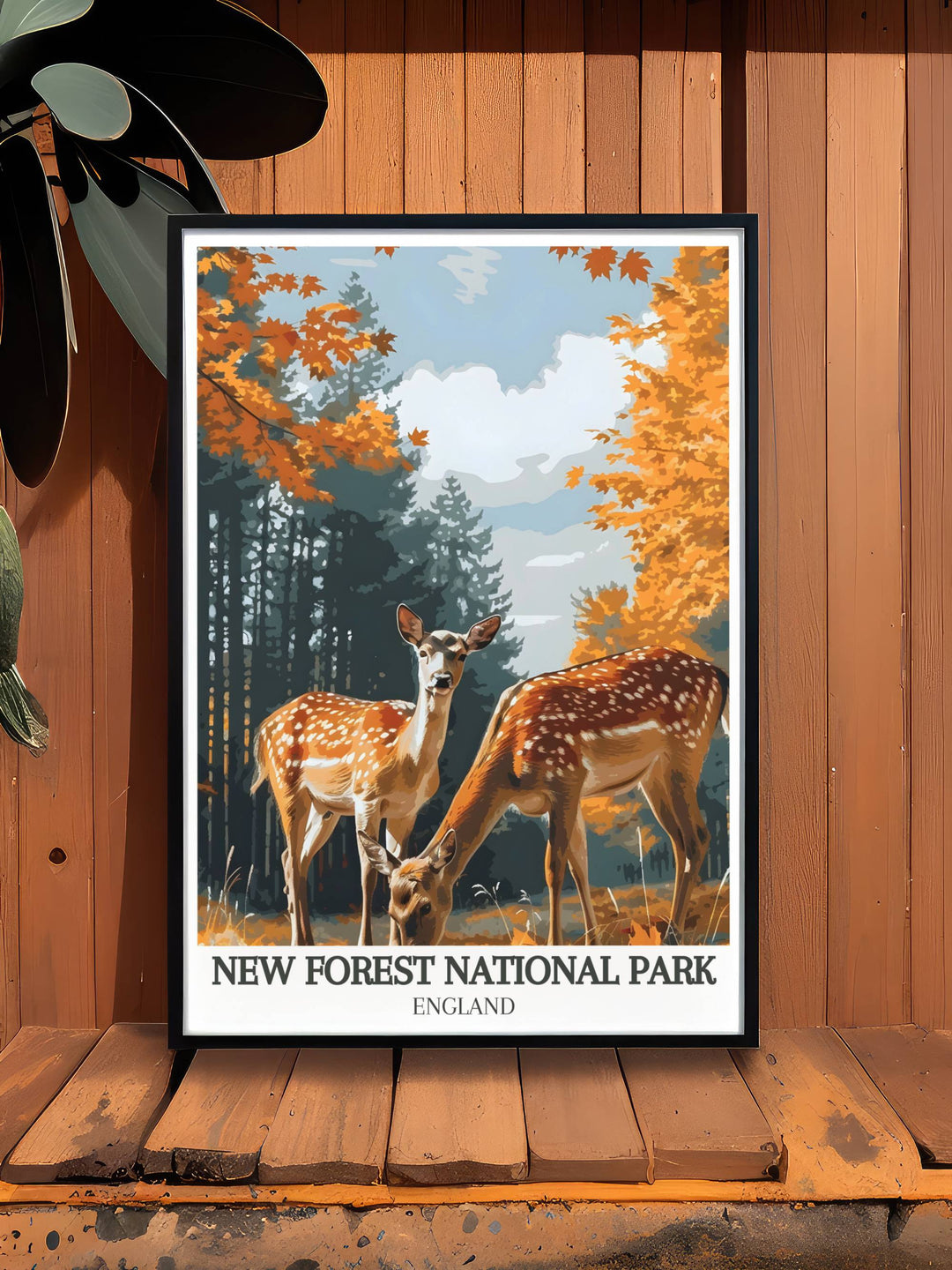 Fine art featuring a panoramic view of New Forest National Park, perfect for nature lovers.