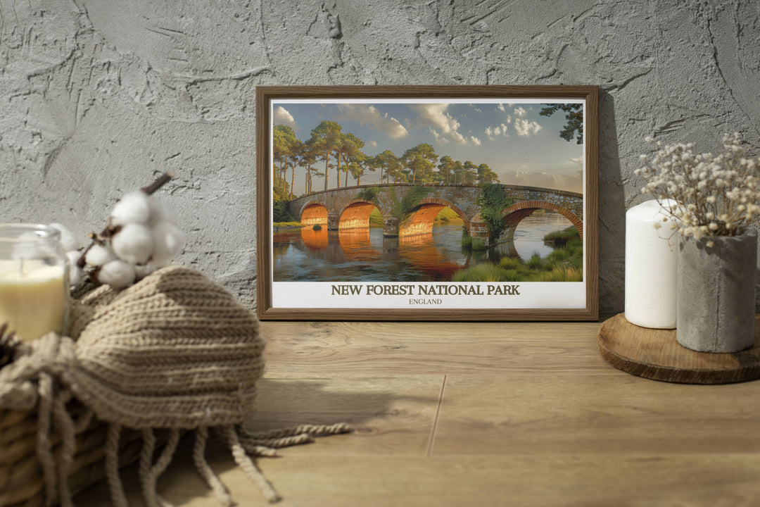 Wall art of River Avon displaying the serene flow and gentle curves of the river, enhancing any living space.