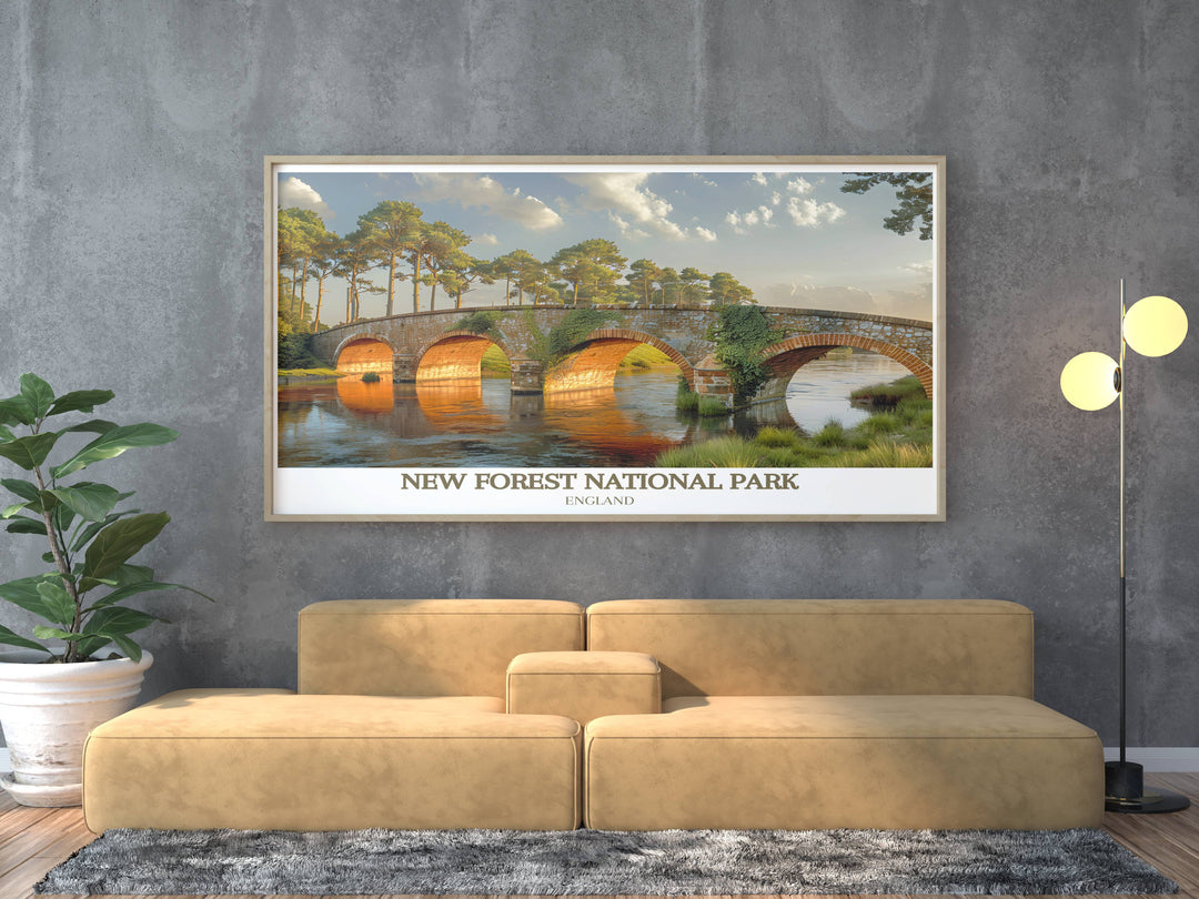 Detailed River Avon artwork highlighting its clear waters and lush riverbanks, a tranquil addition to any room.