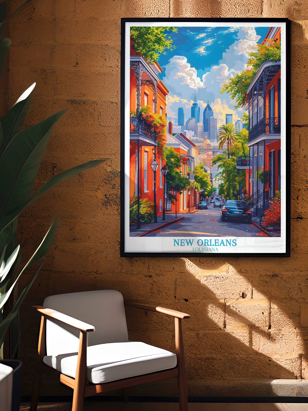 New Orleans Reisedruck - Reiseposter Geschenk für New Orleans 