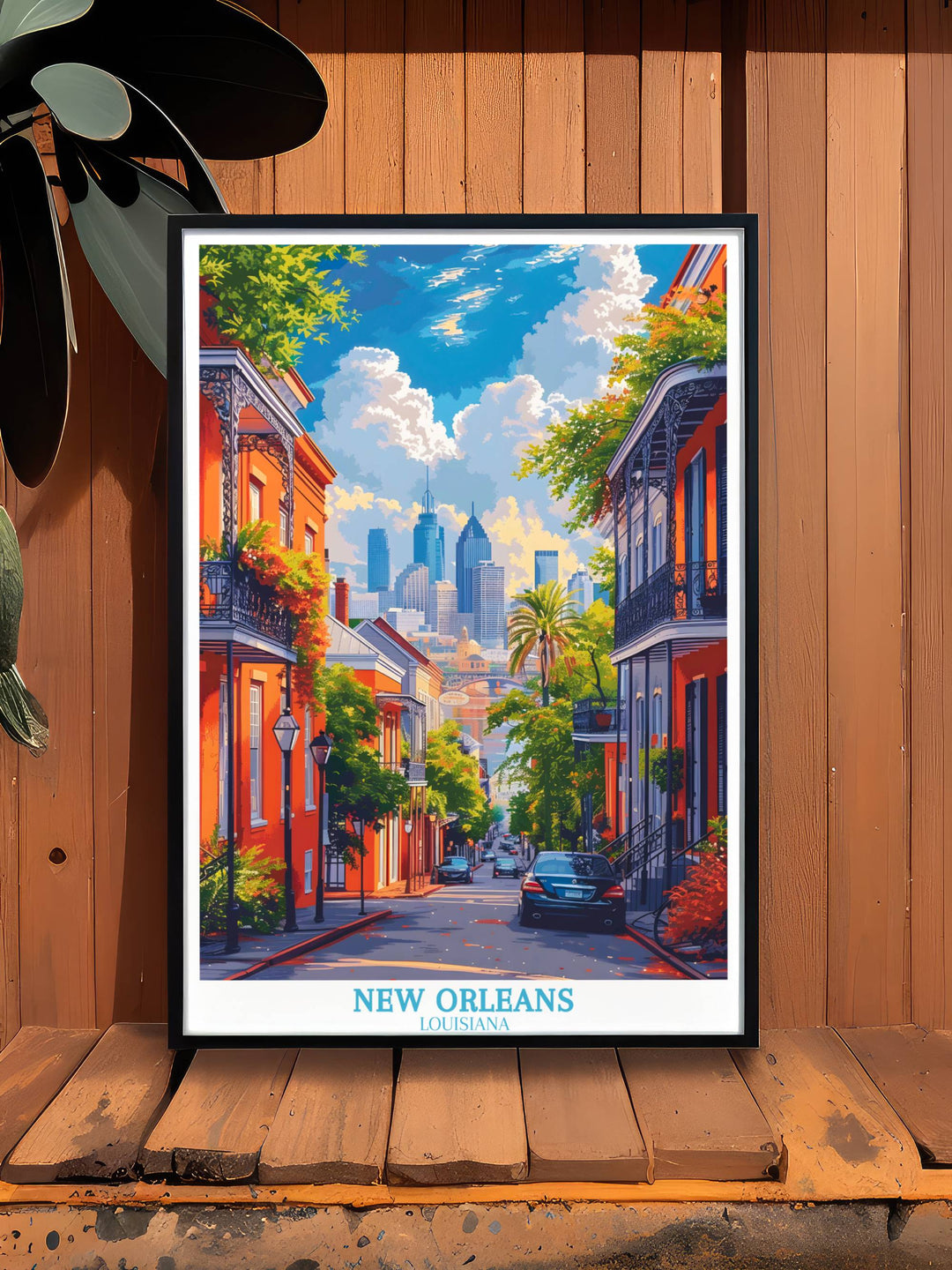 New Orleans Travel Print - Travel Poster Gift For New Orleans