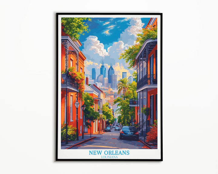 New Orleans Travel Print - Travel Poster Gift For New Orleans