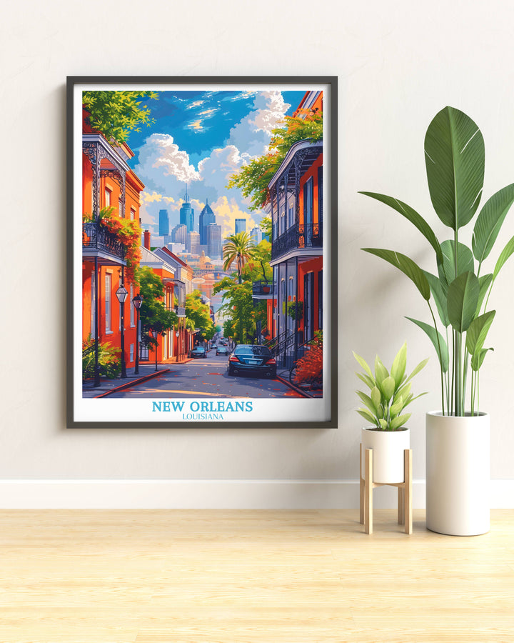 New Orleans Travel Print - Travel Poster Gift For New Orleans