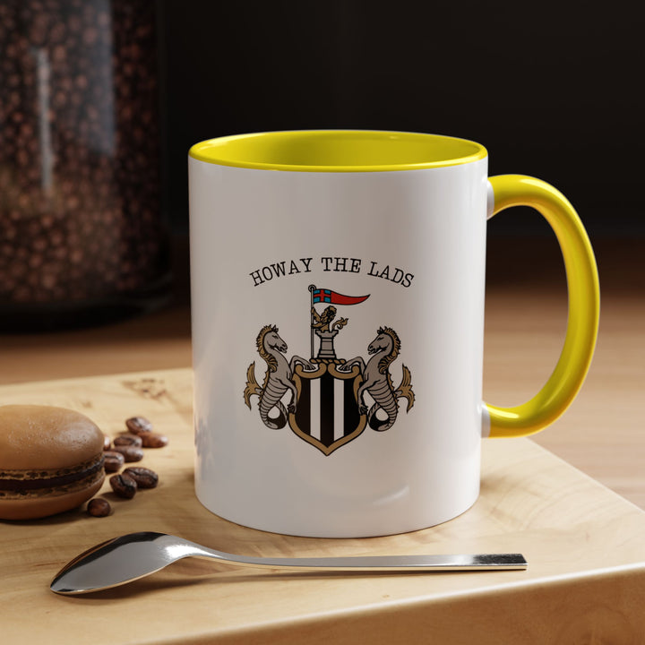 Newcastle United Mug - Official Club Crest Coffee & Tea Cup | Magpies Supporter Gift