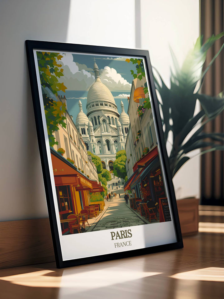 Montmartre canvas art collection, featuring stunning views of the neighborhoods iconic landmarks and picturesque streets, ideal for art lovers and travelers alike.