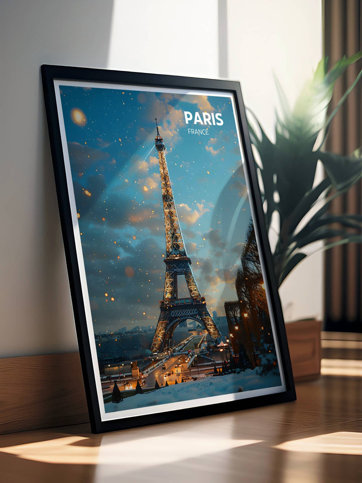 Add a touch of Parisian charm to your home with our Eiffel Tower Modern Wall Decor, featuring breathtaking views of the citys most beloved landmark.