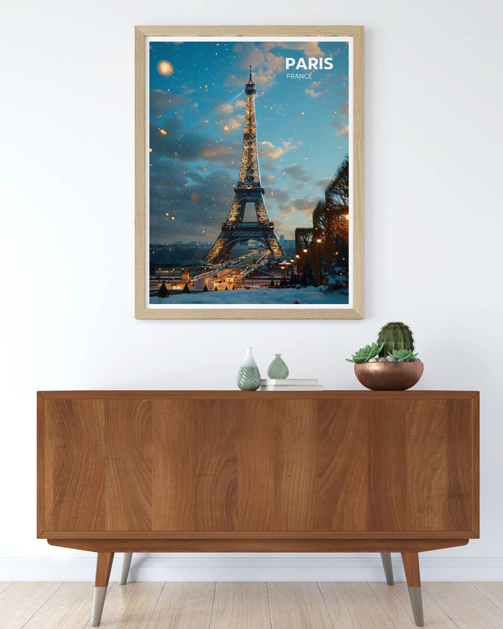 Bring the allure of Paris into your home with our Eiffel Tower Modern Decor, showcasing the iconic landmark in captivating detail.