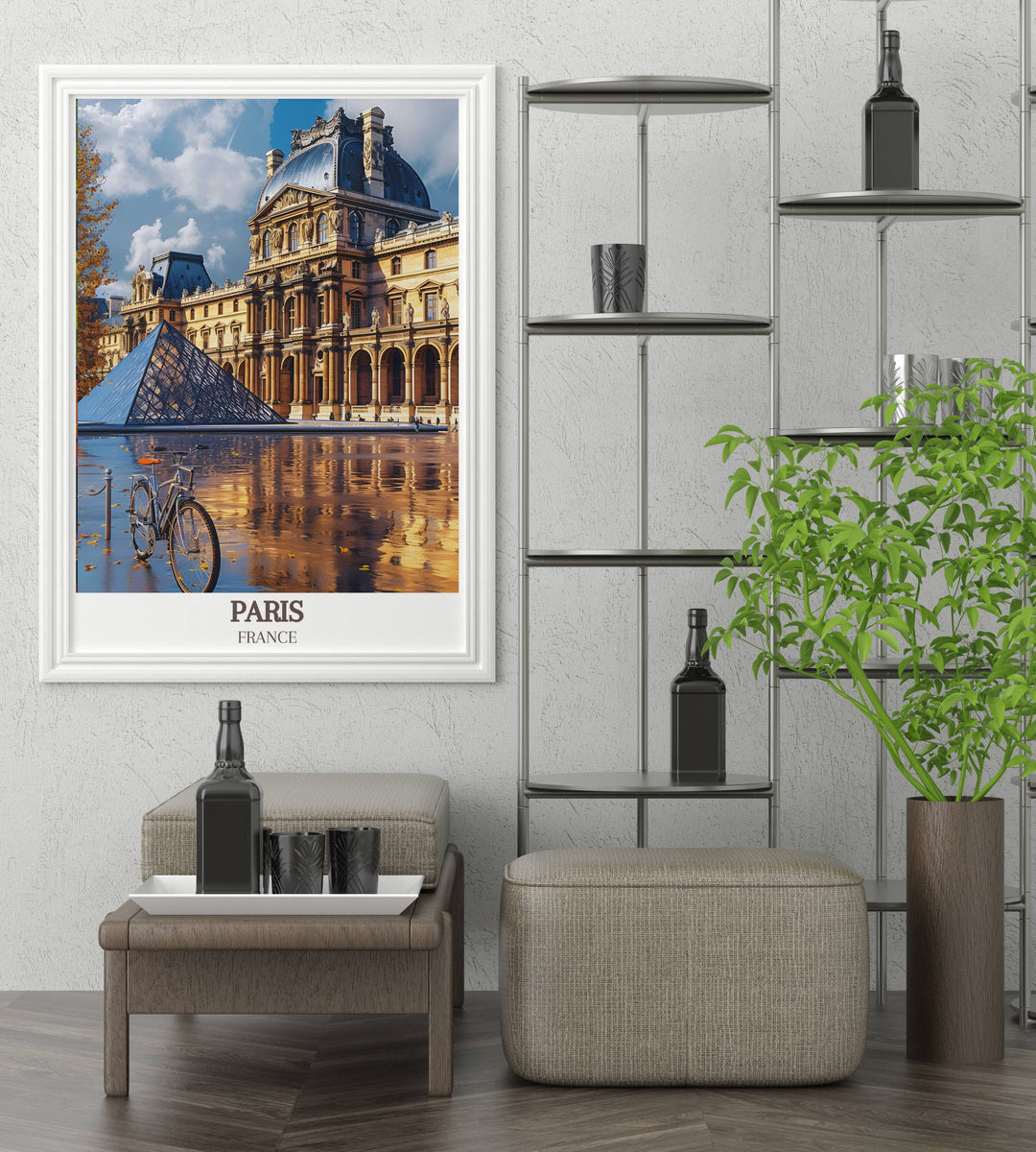 Vintage inspired prints of Parisian scenes, evoking a sense of nostalgia and romance, ideal for those who appreciate the timeless allure of the City of Love.