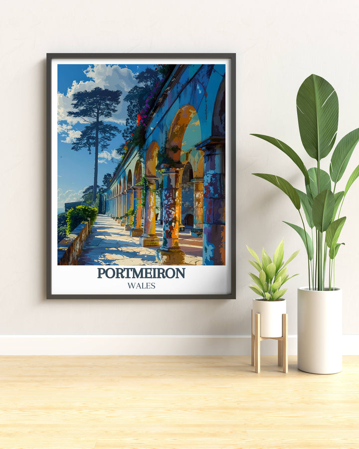 Reveal the magic of Wales with our Home Decor collection. From Portmeirion to The Colonnade, each print offers a glimpse into the rich cultural heritage of this enchanting country.