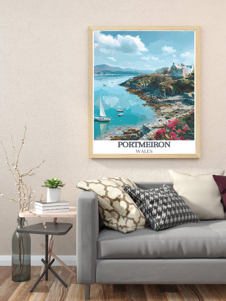Explore Welsh culture with our Portmeirion Home Decor collection. From The Colonnade to the charming Welsh villages, each print celebrates the spirit of Wales.