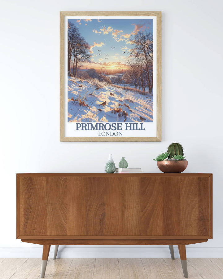 Primrose Hill Custom Prints bringing the lush greenery and expansive views of this beloved London park into your home.