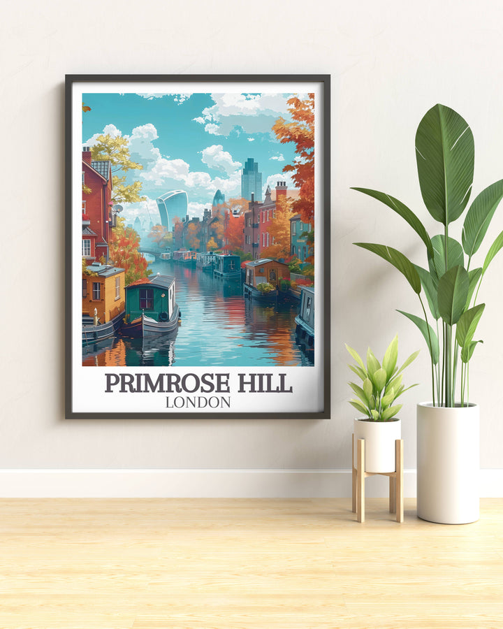 Celebrate Londons heritage with our Wall Art, highlighting iconic landmarks like Camden Town and Primrose Hill.