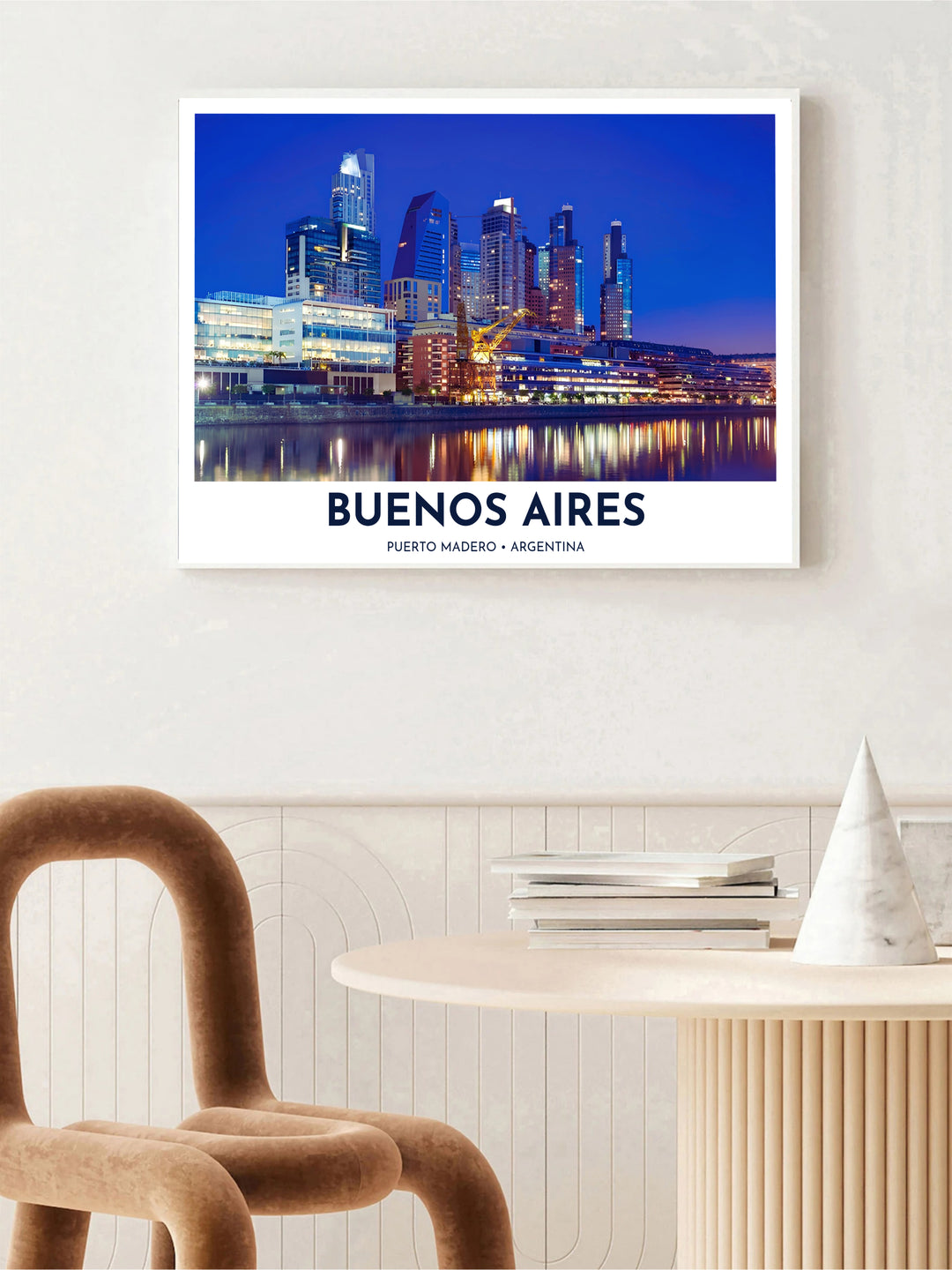 Sweeping across the tranquil harbor basin of Argentina&