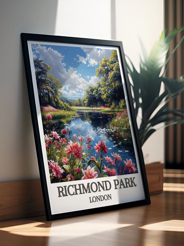 Richmond Park Posters celebrating the scenic landscapes and historical charm of this beloved London park, perfect for any decor.