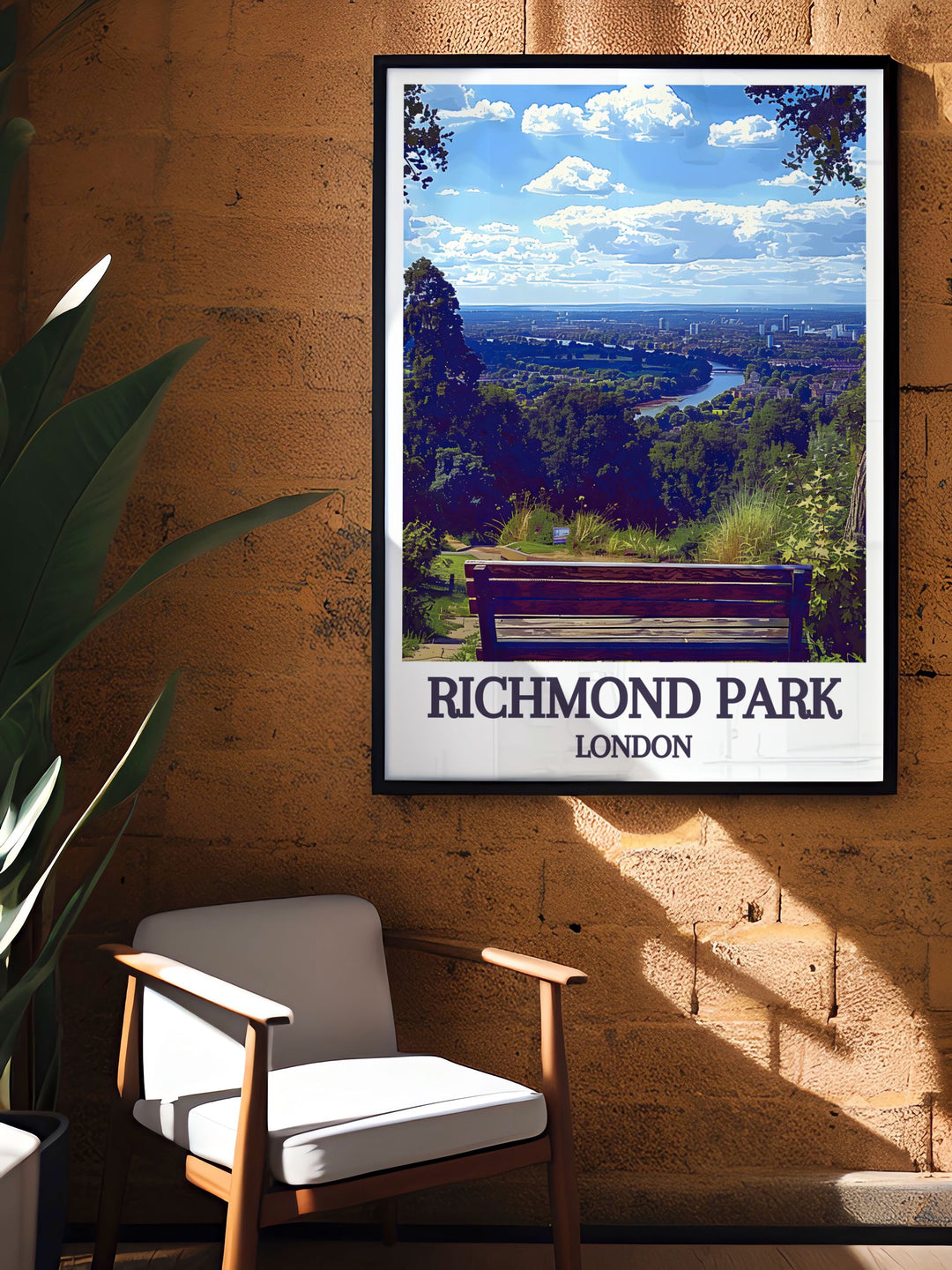 Custom Prints of King Henrys Mound capturing the unique charm and panoramic views of this famous landmark in Richmond Park.