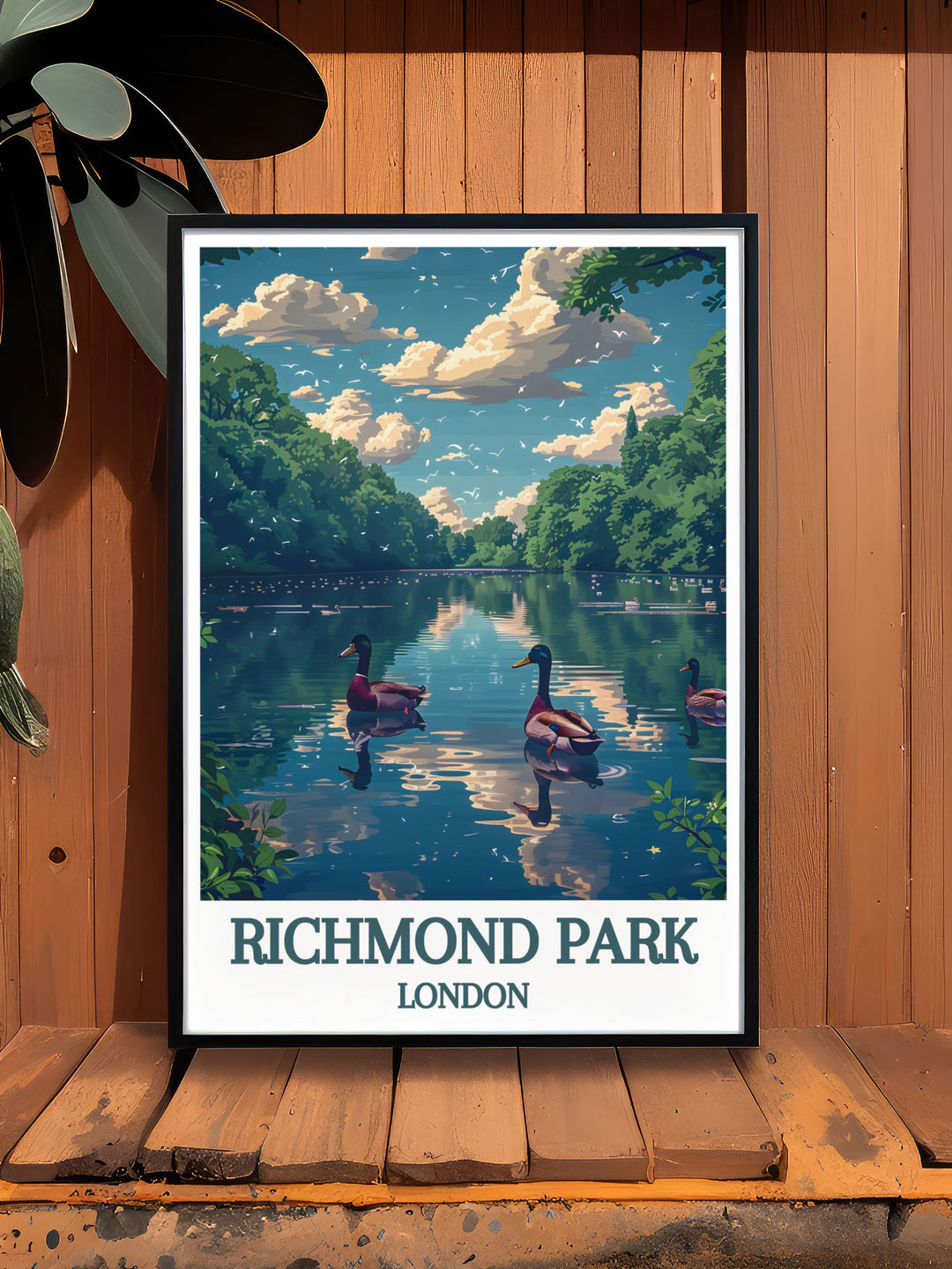 Pen Ponds Posters celebrating the scenic landscapes and historical charm of this beloved London park, perfect for any decor.
