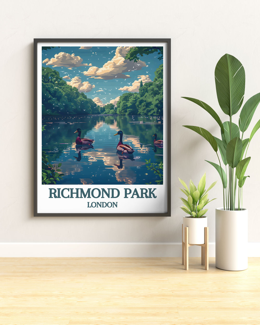 Pen Ponds Posters bringing the natural beauty and timeless charm of this beloved London park into your home.