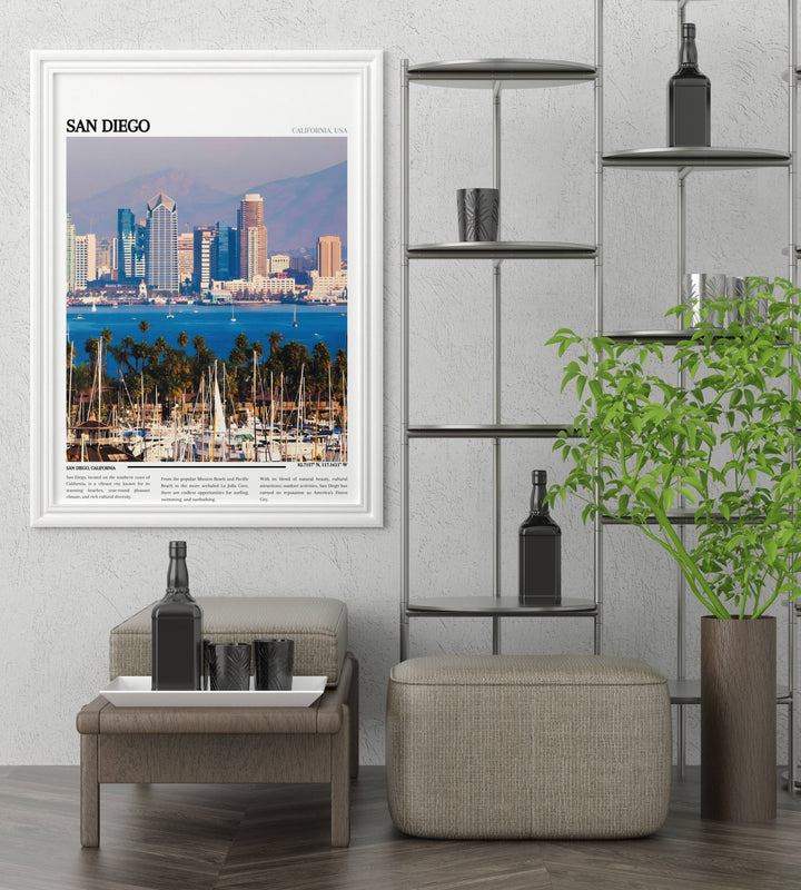 San Diego Travel - San Diego Wall Art - Californie Impression artistique