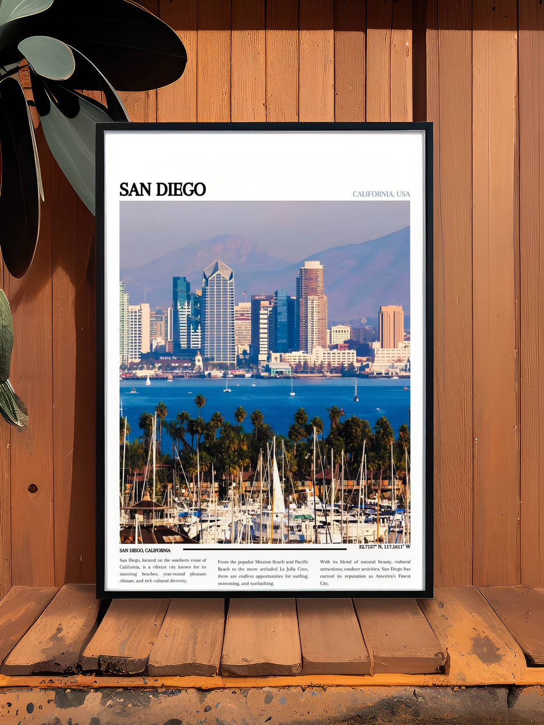 San Diego Travel - San Diego Wandkunst - Kalifornien Kunstdruck