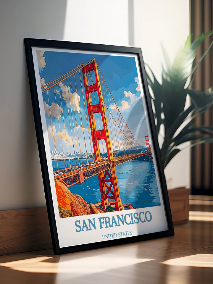 Elegant Home Decor featuring the Golden Gate Bridge, bringing the timeless beauty and iconic status of this landmark into your home.