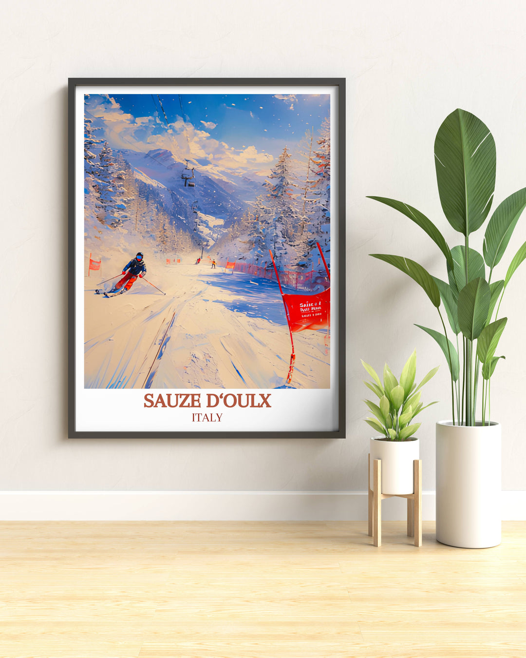Celebrate the vibrant culture and natural beauty of the Italian Alps with our Italy Canvas Art, highlighting dynamic ski runs and tranquil alpine vistas.