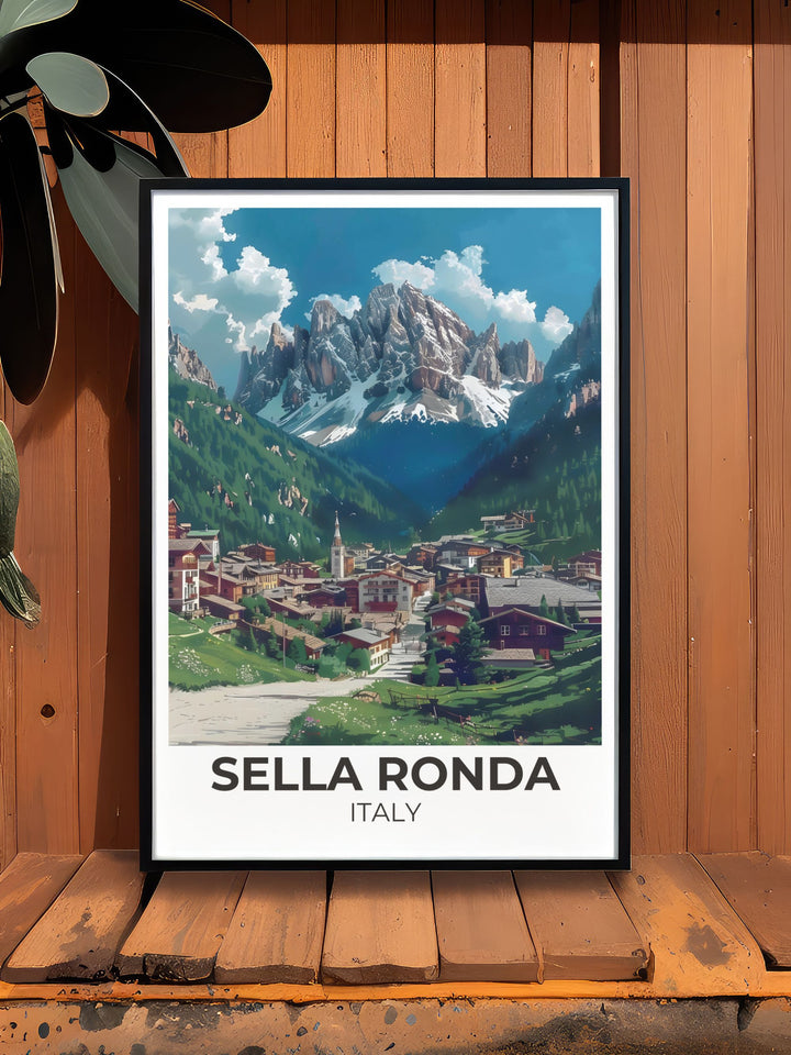 Sella Ronda Ski Circuit Fine Art Prints designed to evoke a sense of adventure and appreciation for the great outdoors, perfect for any home.