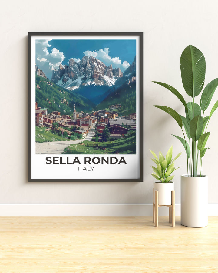 Sella Ronda Ski Circuit Fine Art Prints offering a glimpse into the exhilarating world of alpine sports, perfect for adding a touch of adventure to your home.