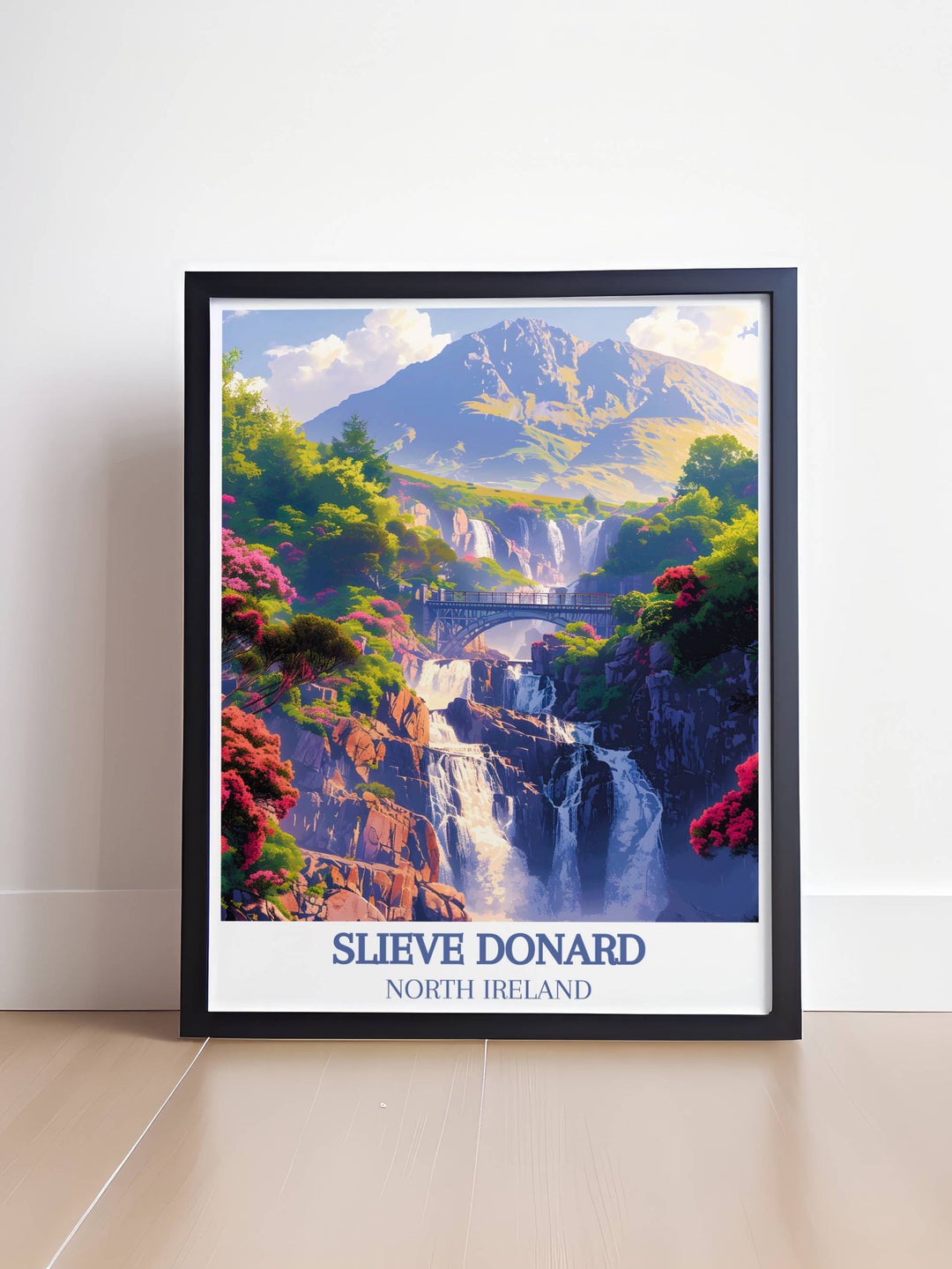 Experience the majesty of Slieve Donard with our Northern Ireland Framed Art, showcasing stunning vistas and serene landscapes.