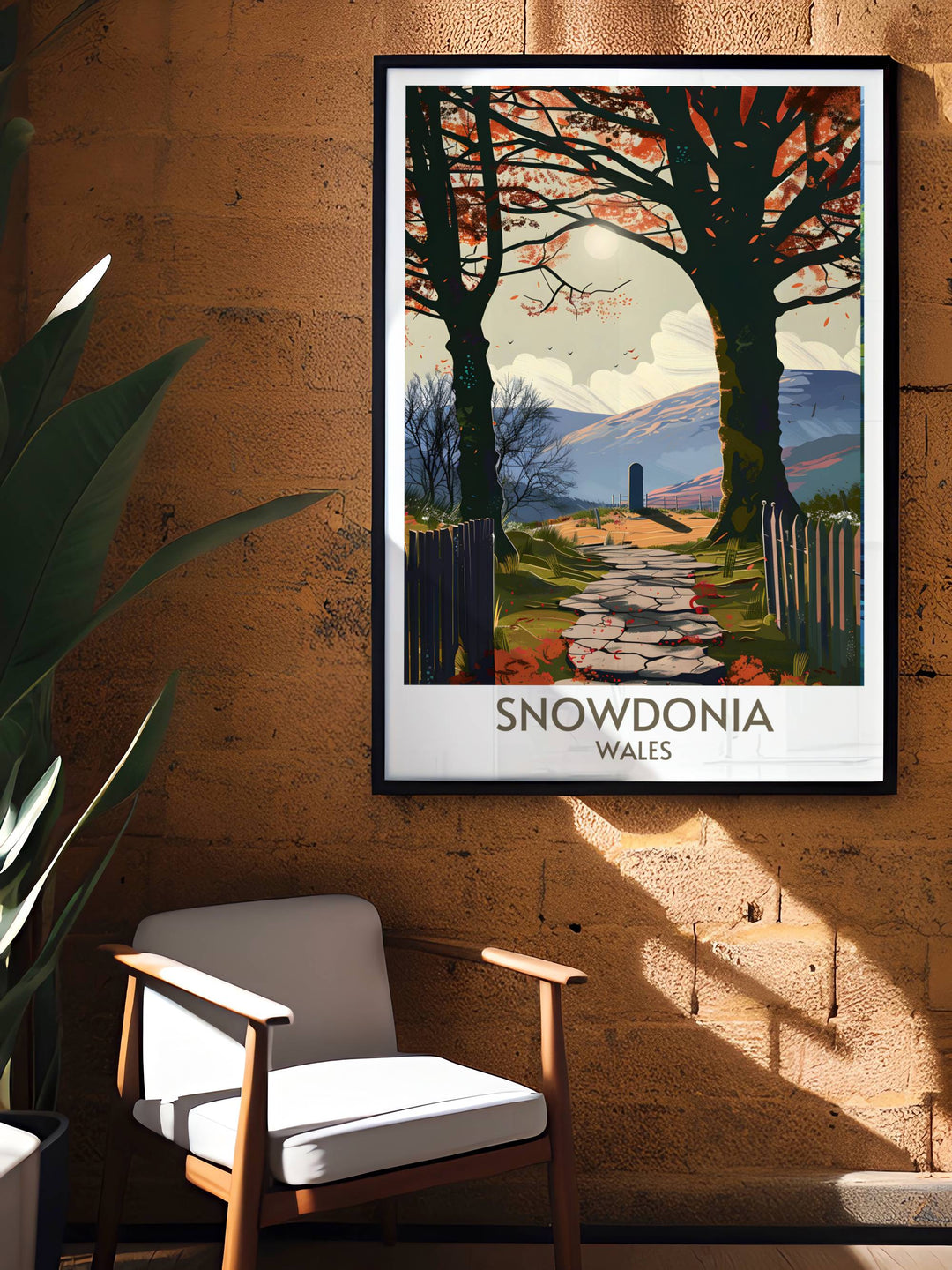 Snowdonia print of Galerts Grave, blending the legend with stunning natural scenery. Enhance your wall art collection with this captivating depiction of Wales national park.