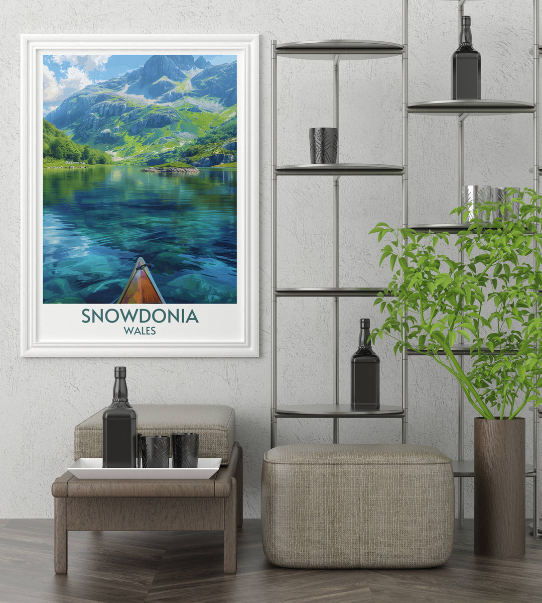 Snowdonia Framed Art collection highlights the serene beauty of Llyn Padarn, perfect for those who appreciate the calming effect of natural landscapes. Bring the peaceful atmosphere of Snowdonia into your home with this stunning print.