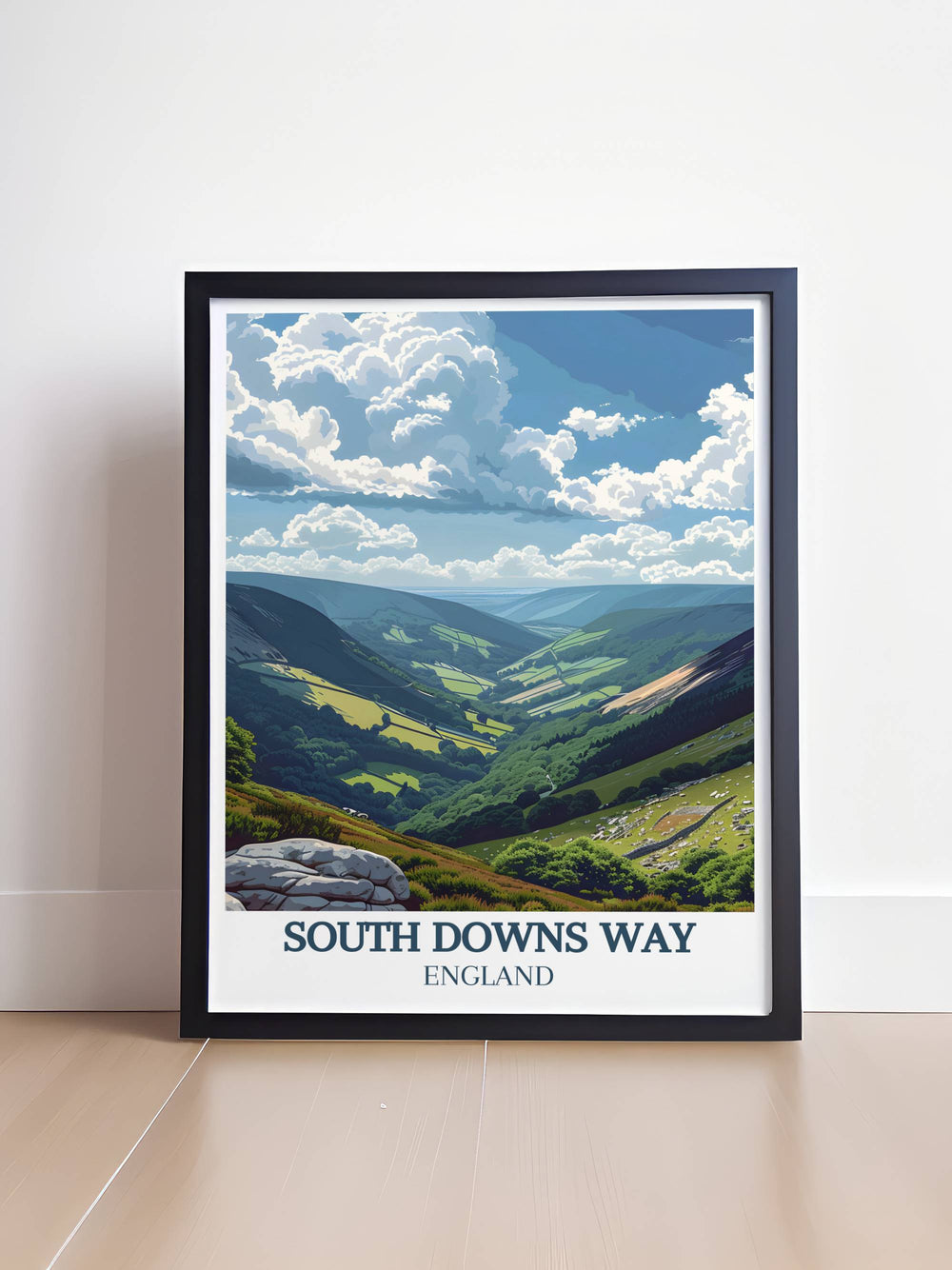 Experience the majestic beauty of Devils Dyke with our framed art, capturing the sweeping views and dramatic landscapes of this iconic location within the South Downs National Park.