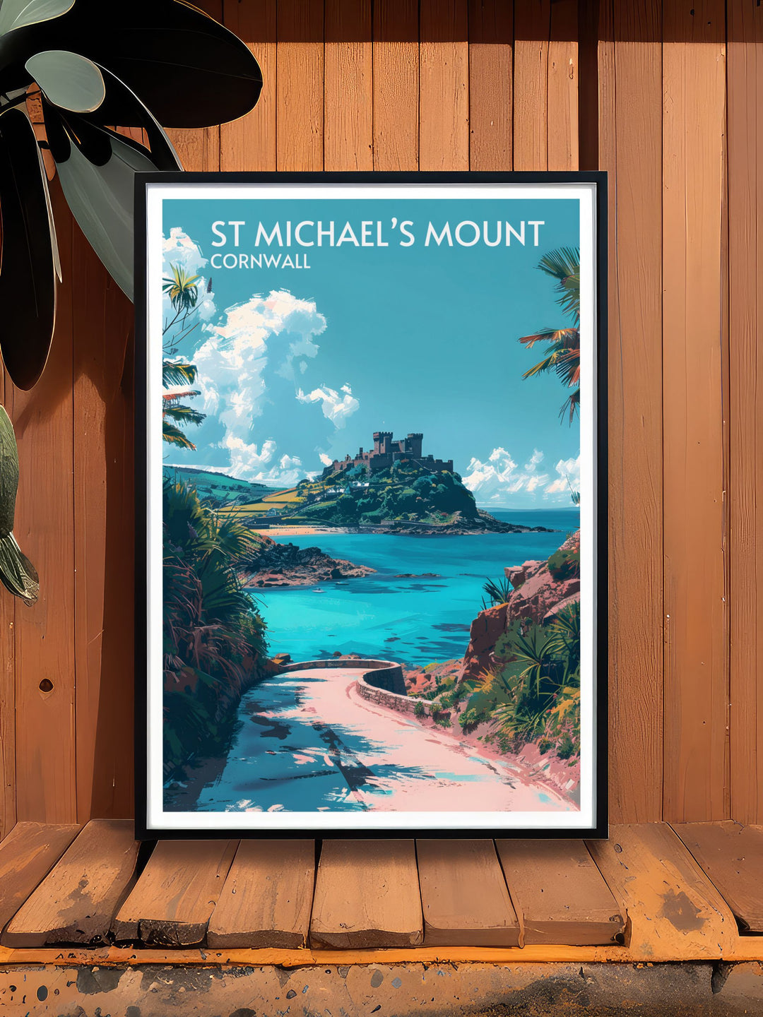 Vintage travel poster of Jurassic Coast featuring the stunning coastal scenery and rich history of this renowned area in England perfect for history buffs and nature lovers.
