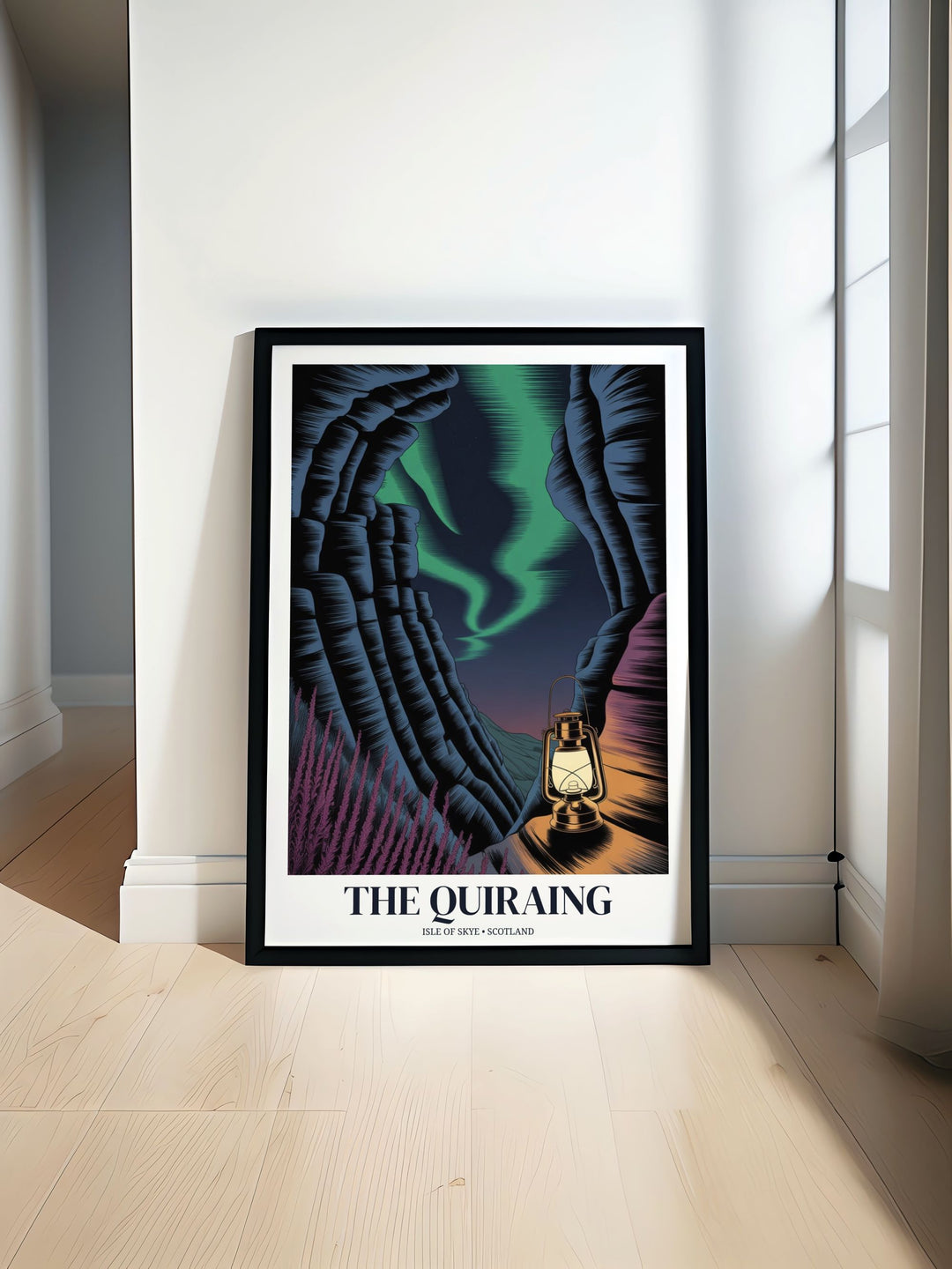 Close-up illustration of The Quiraing&