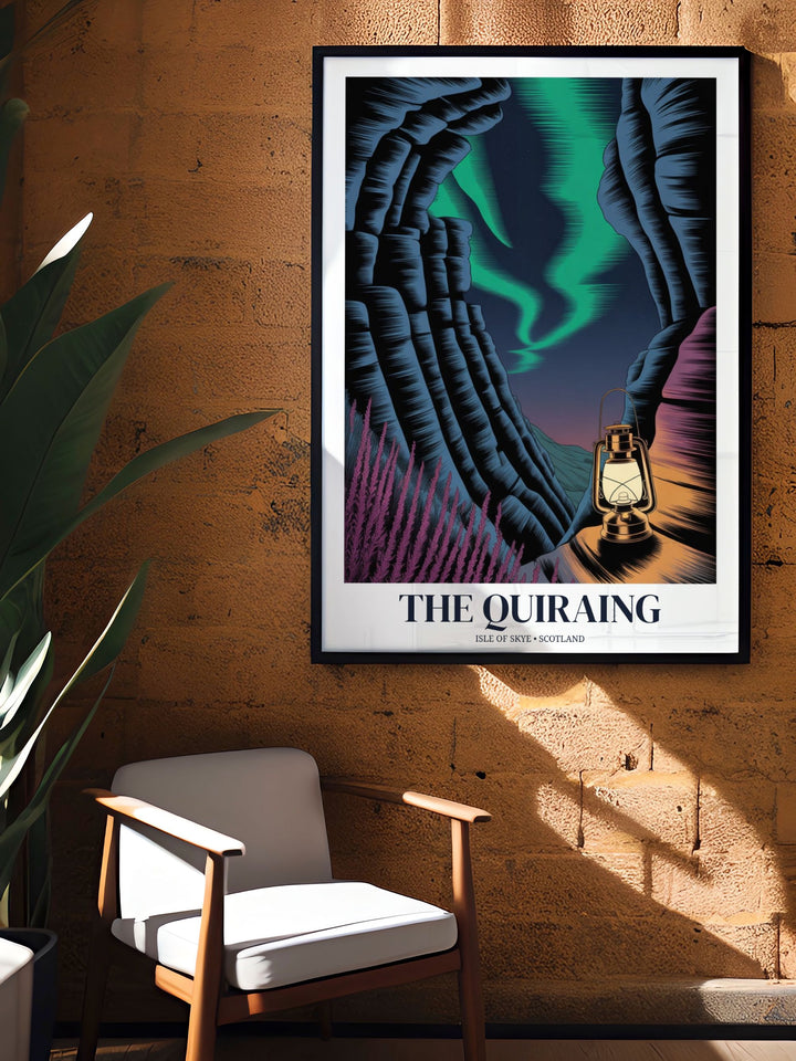 Close-up illustration of The Quiraing&