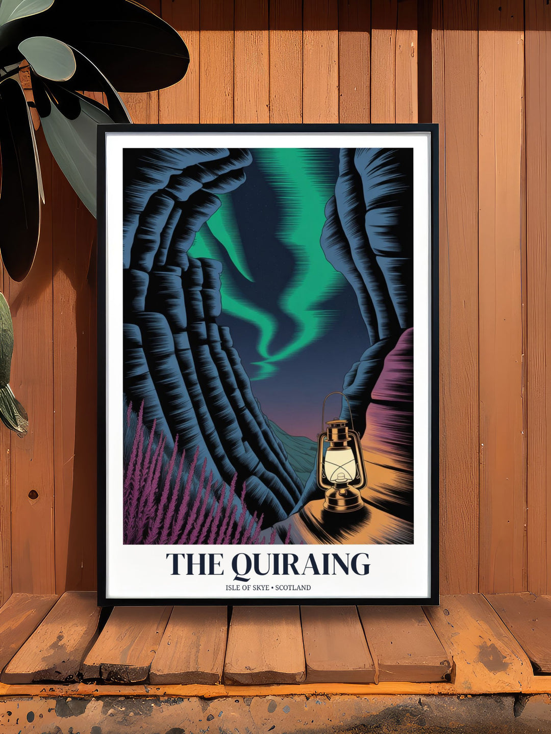 Close-up illustration of The Quiraing&