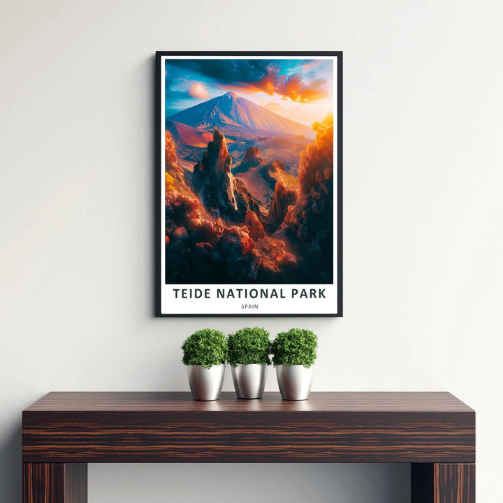 Designed by MapYourDreams, this captivating Teide Volcano Art design brings the dramatic energy and volcanic beauty of Tenerife straight into your study or living room. Available in flexible display finishes including unframed prints, gallery wrapped canvas, and custom frames.