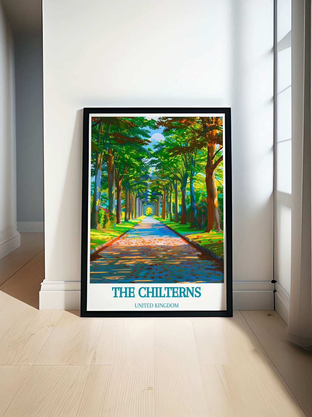 Whipsnade Tree Cathedral Modern Wall Decor capturing the unique landmark with intricate design and serene atmosphere, showcasing the lush greenery and peaceful setting of this stunning location in The Chilterns.