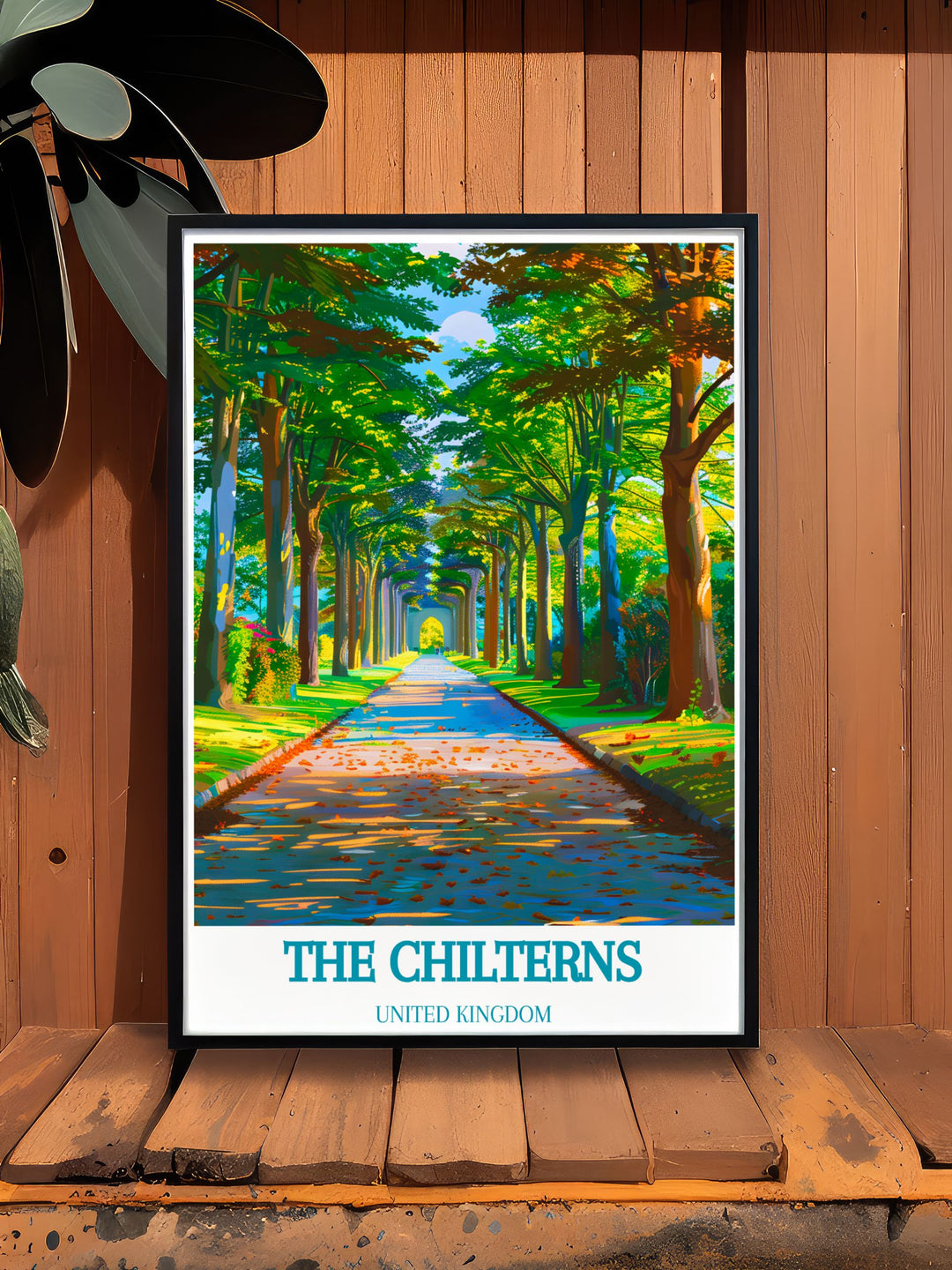 United Kingdom Posters celebrating the rich natural and historical heritage of The Chilterns with vintage inspired designs, perfect for adding a touch of classic British charm to your decor.