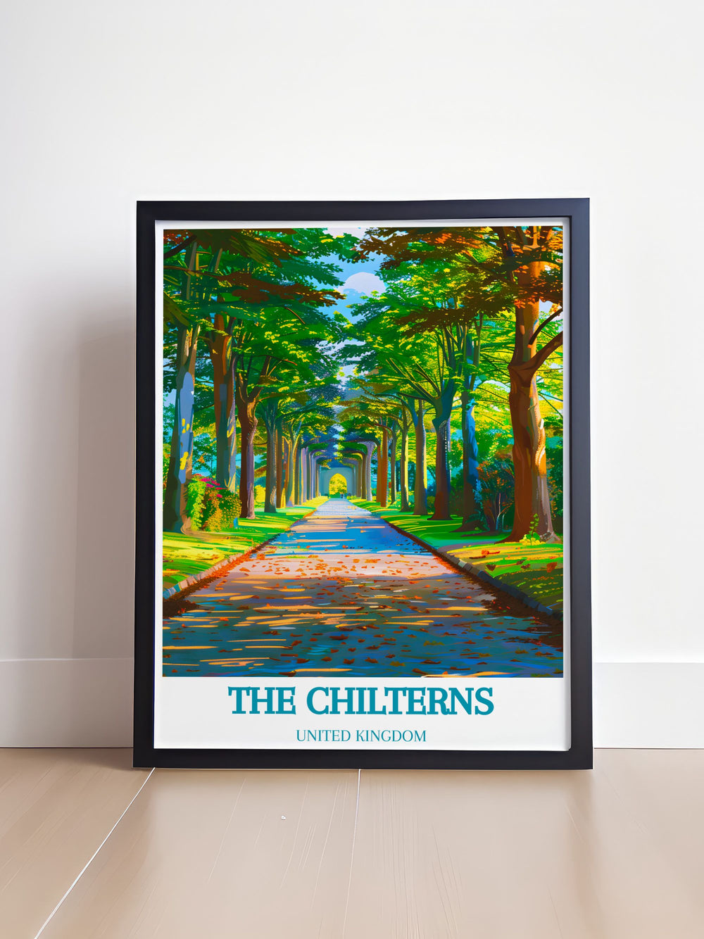 The Chilterns Wall Art featuring iconic views such as Ivinghoe Beacon and Dunstable Downs, bringing the diverse landscapes and historic sites of this picturesque region into your home with detailed prints.