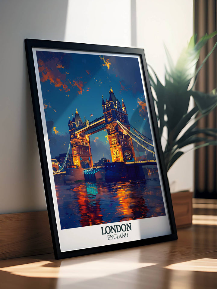 Custom prints of Londons famous landmarks, allowing for personalized decor centered around your favorite views.