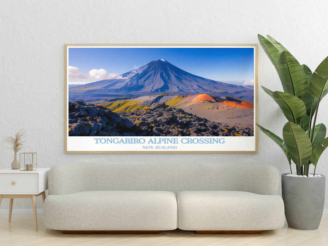 Tongariro Alpine Crossing fine art prints designed to capture the essence of New Zealands remarkable volcanic terrain, allowing you to experience the allure of Tongariro from the comfort of your home.