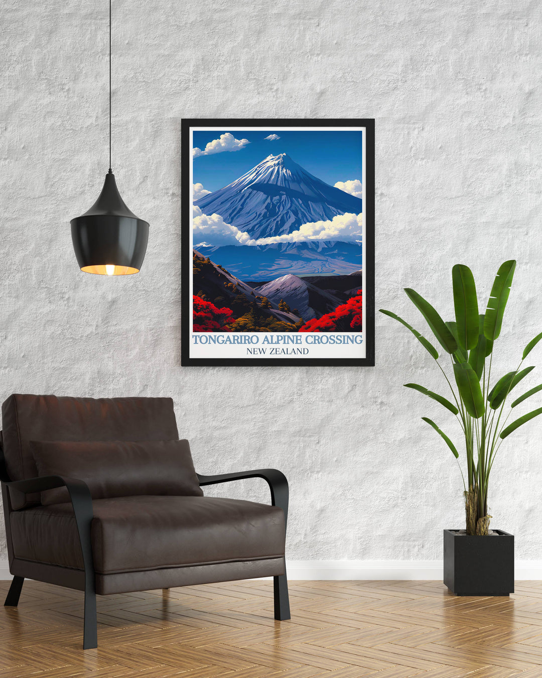 Mount Ngauruhoe vintage posters capturing the enduring allure of this iconic volcano with a vintage style that adds a unique and nostalgic touch to any room.