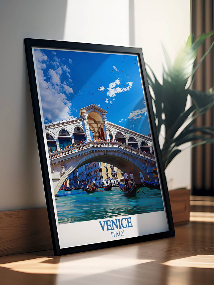 Venice wall art showcasing the beauty of the citys architecture and waterways perfect for creating a focal point in any room