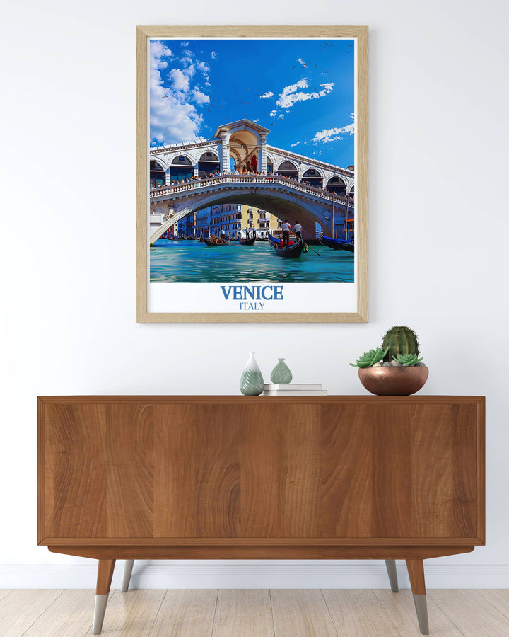 Venice posters highlighting the serene canals and vibrant colors of the city perfect for enhancing any home decor