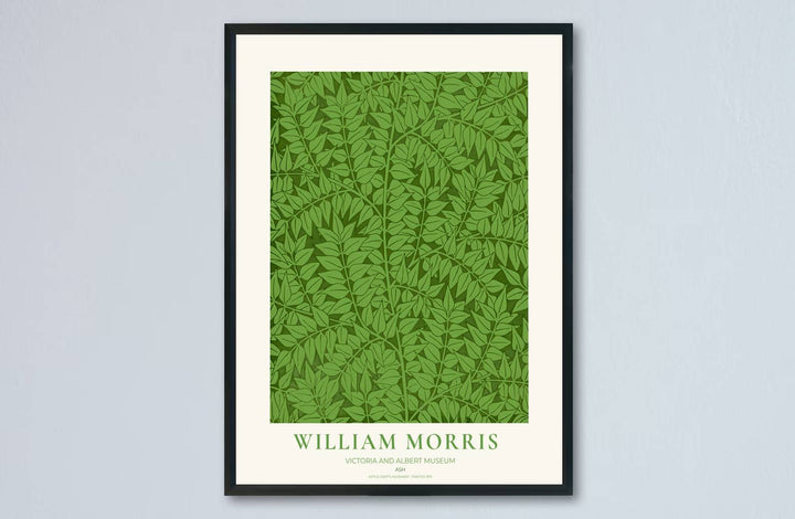 Elegant art print reproduction of the classic Ash artwork by William Morris, ideal for flexible decor setups and tailored color schemes across traditional, transitional, or minimalist interiors.