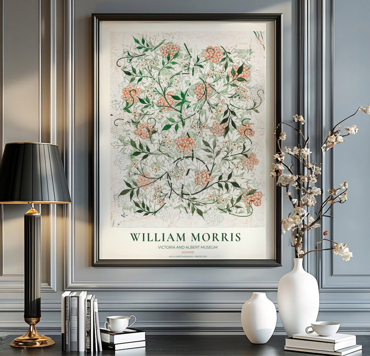 Sophisticated studio wall art print highlighting William Morris&