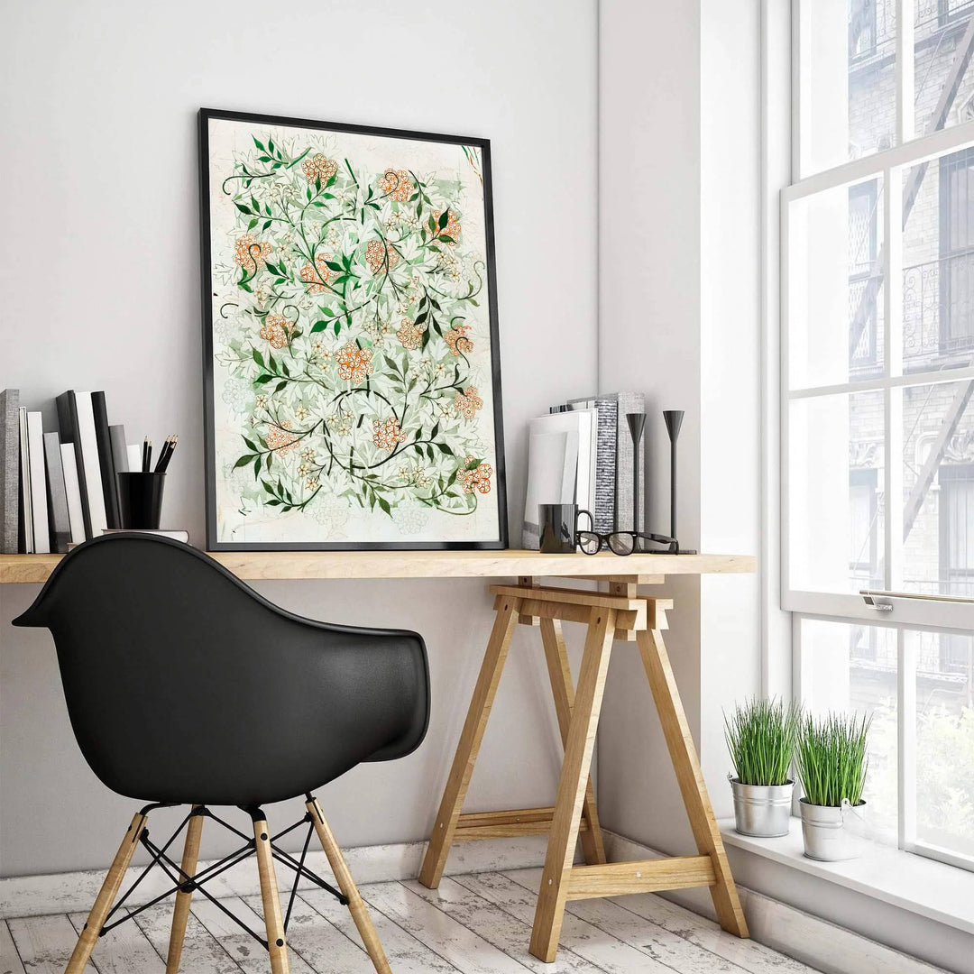 Sophisticated studio wall art print highlighting William Morris&